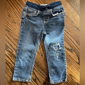 Old Navy Toddler Boy 2T Distressed Karate Skinny Jeans